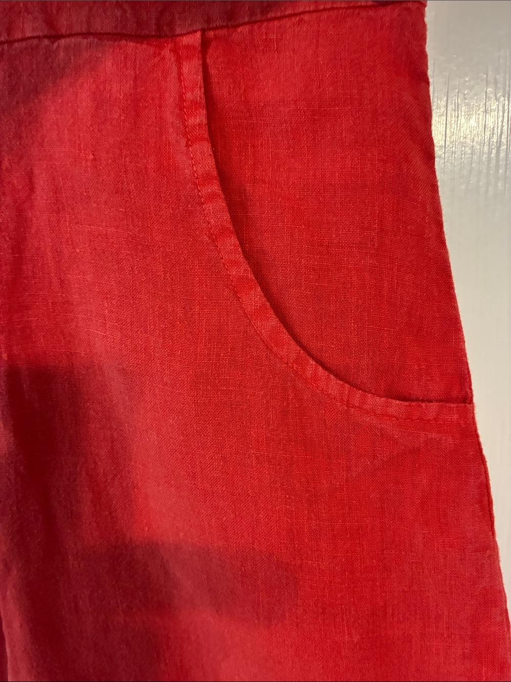 bryn Walker Red Short Sleeve Tunic Top - Picture 4 of 4